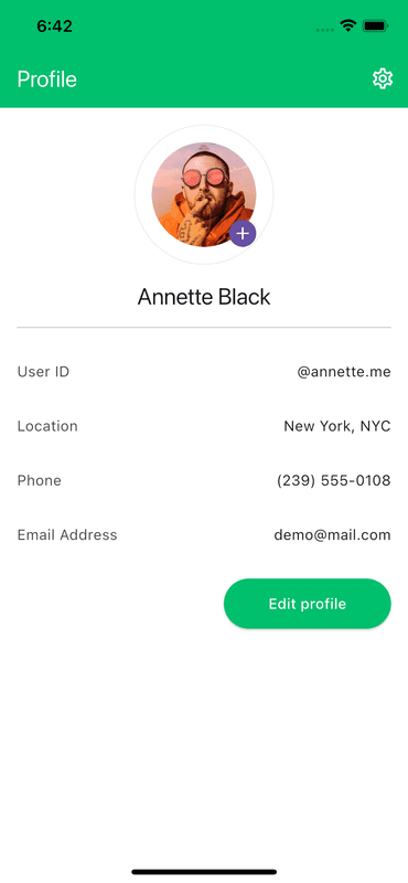 Profile Screen