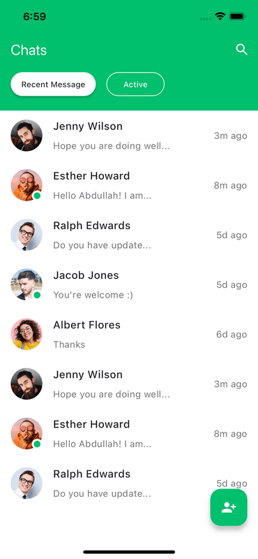 Chats Screen