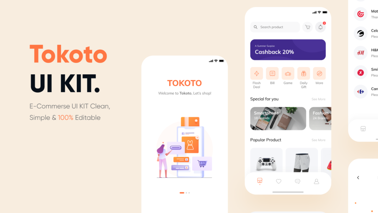 Tokoto E-Commerce App